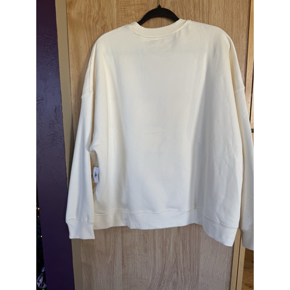 Disney Parks WDW Pixar Toy Story Embroidered Character Blocks Sweatshirt L NWT - Picture 2 of 2